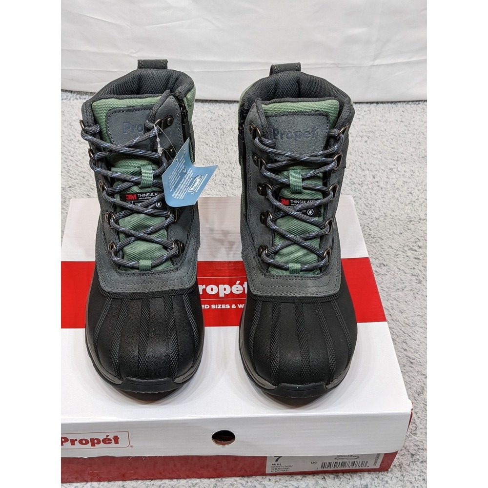 Propet Cortland Snow Winter Womens Size 7 Green Boots WBA006CLLPM‎ NIB